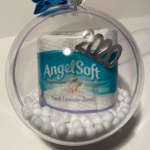 2020 Christmas Ornament toilet paper Angel soft